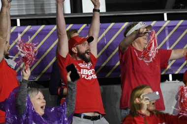 Orlando Florida Exploria Stadyumu 'ndaki 2019 Tedavi Kupası 21 Aralık 2019 Georgia Southern Eagles' a karşı Liberty Flames.  