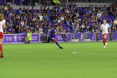 Orland Pride, 25 Ağustos 2018 'de Orlando Florida' daki Exploria Stadyumu 'nda Chicago Red Stars' a ev sahipliği yapıyor..  