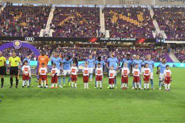 Orlando City 26 Temmuz 2018 'de Florida Exploria Stadyumu' nda NYC FC 'ye ev sahipliği yaptı. Fotoğraf: Marty Jean-Louis