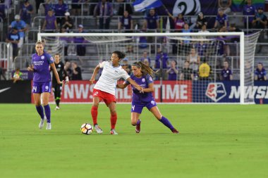 Orland Pride, 25 Ağustos 2018 'de Orlando Florida' daki Exploria Stadyumu 'nda Chicago Red Stars' a ev sahipliği yapıyor..  