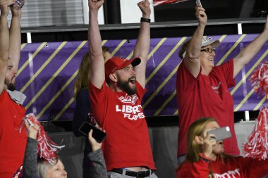 Orlando Florida Exploria Stadyumu 'ndaki 2019 Tedavi Kupası 21 Aralık 2019 Georgia Southern Eagles' a karşı Liberty Flames.  