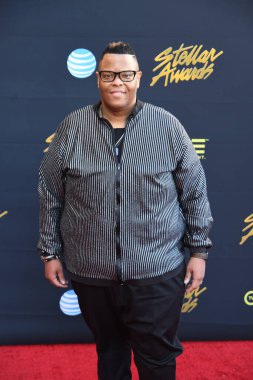 24 Mart 2018 Cumartesi günü Las Vegas 'taki Orleans Resort' ta düzenlenen 33. Yıldız Ödülleri Kırmızı Halı sırasında ünlüler.