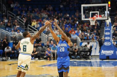 Orlando Magic, 8 Şubat 2020 tarihinde Orlando Florida 'daki Amway' de Milwaukee Bucks 'a ev sahipliği yaptı..  