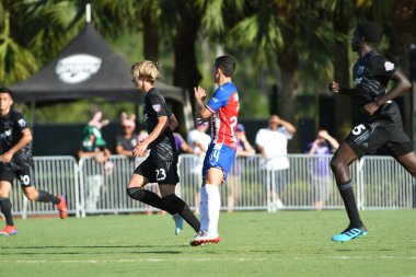 30 Temmuz 2019 'da Orlando Florida' daki Disney 'in Vahşi Spor Dünyası' nda düzenlenen MLS Allstar Haftası sırasında MLS Homegrown oyunu.