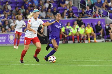 Orland Pride, 25 Ağustos 2018 'de Orlando Florida' daki Exploria Stadyumu 'nda Chicago Red Stars' a ev sahipliği yapıyor..  