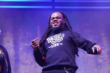 5 Mart 2020 'de Orlando Florida' daki Amway Center 'da Nick Cannon' ın sunduğu MTV Wild n Out Tour sırasında Karlous Miller. 