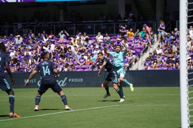 Orlando City SC 20 Nisan 2019 'da Orlando City Stadyumu' nda Vancouver Whitecaps 'a ev sahipliği yapıyor..  
