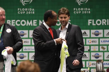 Basın Konferansı futbolcularının görüntüsü