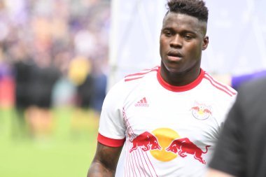 Orlando City, 31 Mart 2018 'de Orlando Florida' daki Exploria Stadyumu 'nda New York Red Bulls' a ev sahipliği yaptı..  