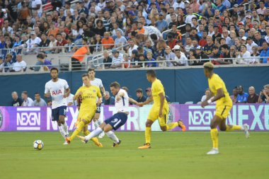 Paris Saint-Germain, Tottenham Hotspur 'a karşı 22 Temmuz 2017' de Orlando Florida 'daki Citrus Bowl' da. 