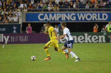 Paris Saint-Germain, Tottenham Hotspur 'a karşı 22 Temmuz 2017' de Orlando Florida 'daki Citrus Bowl' da.   
