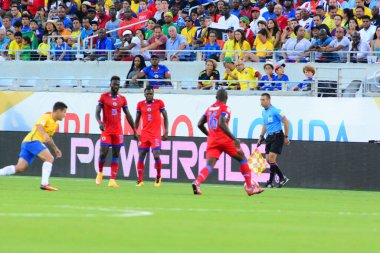 Brezilya, 8 Haziran 2016 tarihinde Orlando Florida 'daki Copa America Centenario' da Haiti ile karşılaştı.. 