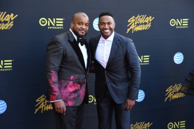 24 Mart 2018 Cumartesi günü Las Vegas 'taki Orleans Resort' ta düzenlenen 33. Yıldız Ödülleri Kırmızı Halı sırasında ünlüler.