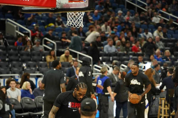 Orlando Magic Empfangen Sonntag Januar 2020 Die Clippers Amway Center — Stockfoto