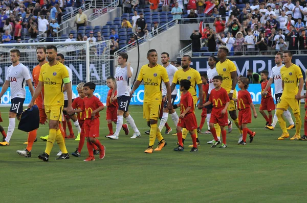 Paris Saint Germain Tottenham Hotspur Citrus Bowl Orlando Florida Липня — стокове фото