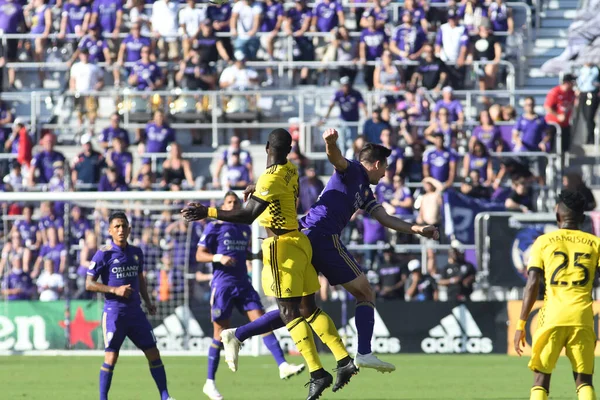 Orlando City Empfängt Columbus Oktober 2018 Orlando City Stadium Orlando — Stockfoto