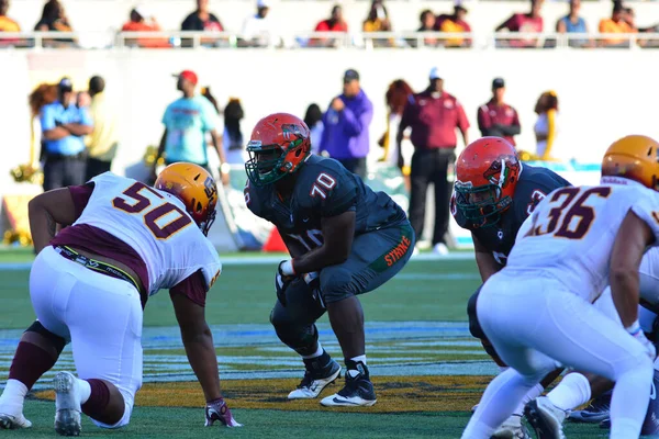 Florida Rattlers Enfrentan Bethune Cookman Wildcats Durante Los Clásicos Florida —  Fotos de Stock