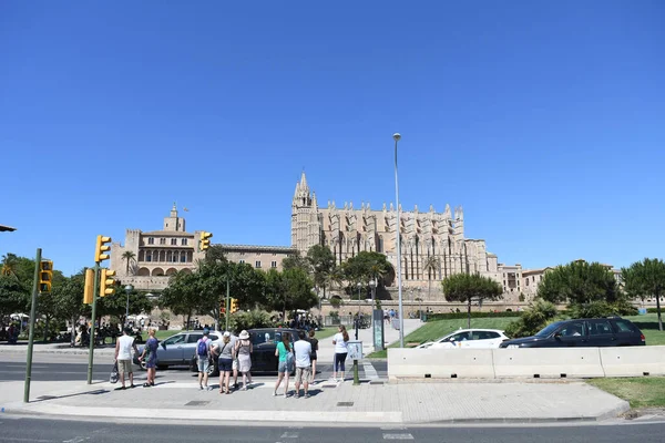 Bella Vista Sulla Cattedrale Spagnola — Foto Stock