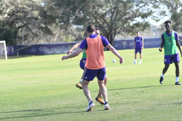 Orlando Şehir Futbol Kulübü Sahada — Stok fotoğraf