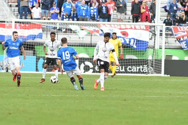 Rangers Corinthians Tijdens Florida Cup Spectrum Stadium Januari 2018 Orlando — Stockfoto