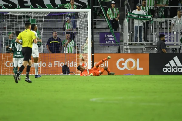 Florida Cup 2020 Palmeiras Atletico Nacional Zápas Stadionu Exploria Orlandu — Stock fotografie