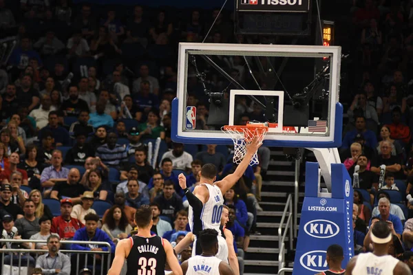 Orlando Magic Empfangen Oktober 2018 Die Portland Trail Blazers Amway — Stockfoto