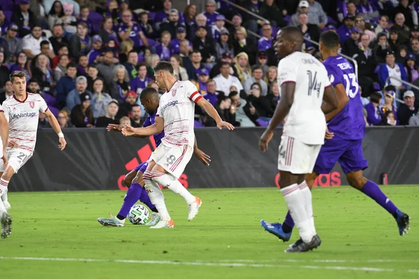 Orlando City Hostitel Real Salt Lake Stadionu Exploria Sobotu Února — Stock fotografie