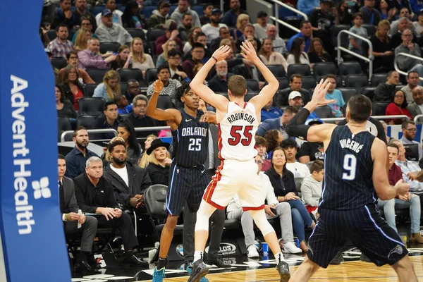 Orlando Magic Házigazda Miami Heat Amway Center Orlando Florida Szombaton — Stock Fotó