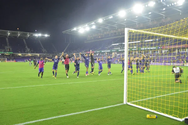 Orlando City Organizuje Rewolucję Nowej Anglii Orlando City Stadium Orlando — Zdjęcie stockowe