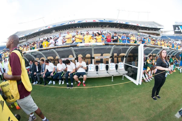 Brazil Face Haiti Copa America Centenario Orlando Florida Camping World — Stock Photo, Image