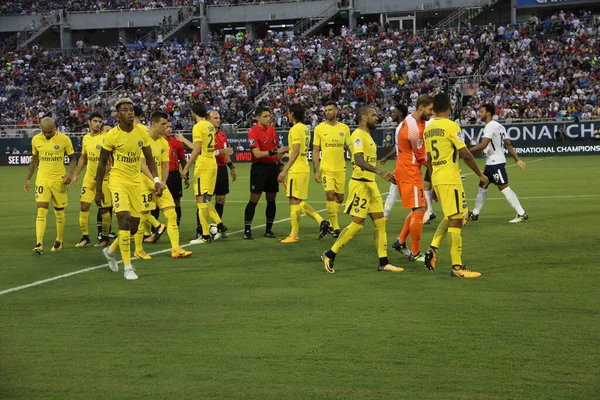 Paris Saint Germain Tottenham Hotspur Citrus Bowl Orlando Florida July — Stock Photo, Image