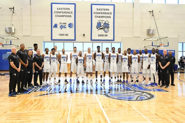 Orlando Magic Eylül 2018 Orlando Florida Daki Amway Center Medya — Stok fotoğraf