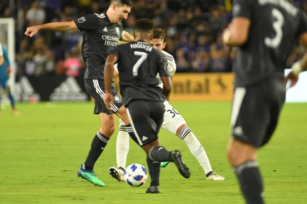 Orlando City Värd För Jordbävningarna San Jose Exploria Stadium Den — Stockfoto