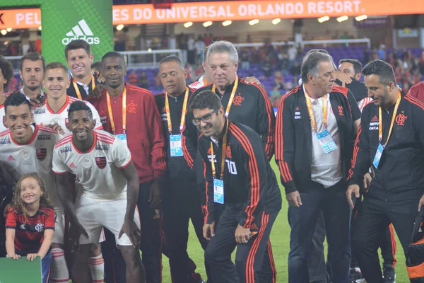 Flamengo Eintracht Frankfurt Orlando City Stadium Sábado Enero 2019 —  Fotos de Stock