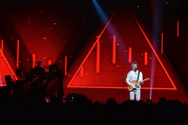 Juanes Concert Amway Center Orlando Floryda Apri 2018 — Zdjęcie stockowe
