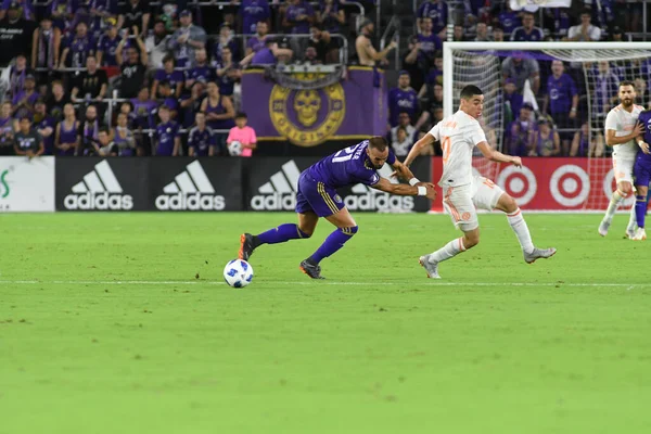 Orlando City Värd Atlanta United Exploria Stadium Den Augusti 2018 — Stockfoto