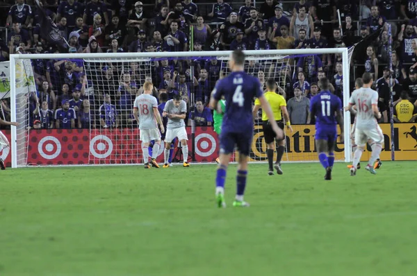 Orlando City Gastheer Van Atlanta United Orlando City Stadium Orlandon — Stockfoto