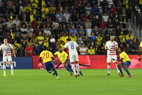 Men National Team Host Ecuador National Team Orlando City Stadium — Stock Photo, Image