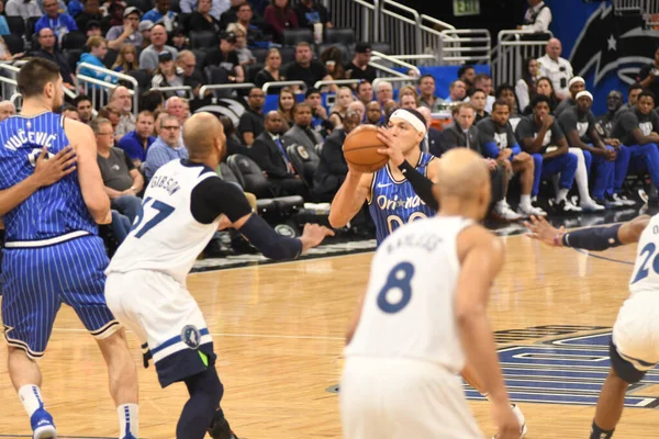 Orlando Magic Acoge Los Minnesota Timberwolves Amway Arena Febrero 2019 — Foto de Stock