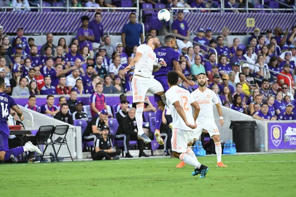 Orlando City Hosts Atlanta United Cup Exploria Stadium Orlando Florida — Stock Photo, Image