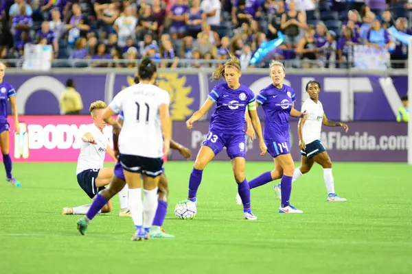 Orlando Pride Gospodarzem Washington Spirit Camping World Stadium Orlando Floryda — Zdjęcie stockowe