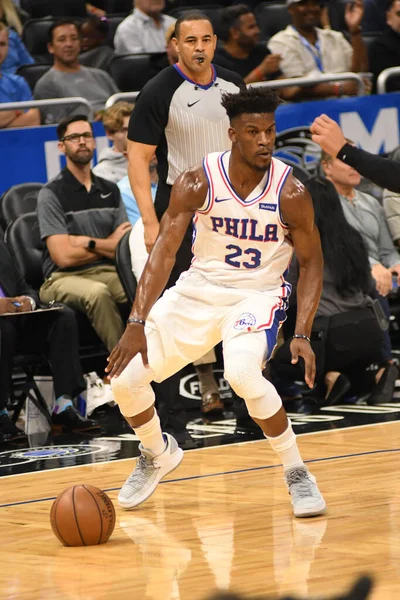 Orlando Magic 2 Ekim 2018 'de Orlando Florida' daki Amway Center 'da bir prova oturumuna ev sahipliği yapıyor.. 