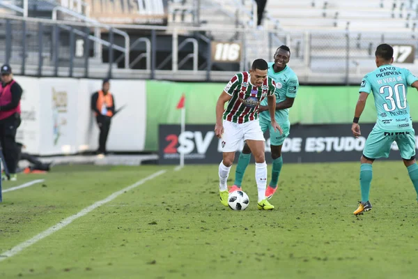 Fluminense, Florida Kupası 'nda 15 Ocak 2018' de Orlando Florida 'da oynanan Spektrum Stadyumu' nda Barcelona SC 'ye karşı..  