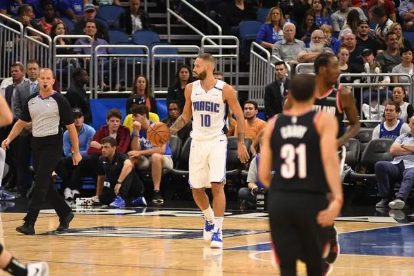 Orlando Magic Host Portland Trail Blazers Amway Center Orlando Florida — Φωτογραφία Αρχείου