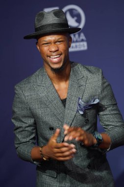 15 Ekim 2019 'da Nashville, Tennessee' deki Linbscome Üniversitesi 'nde verilen 50. GMA Dove Ödülleri sırasında kırmızı halı.