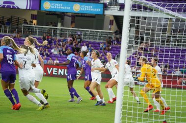 Foto Prides, 11 Mayıs 2019 Cumartesi günü Orlando City Stadyumu 'nda Portland Thorns FC' ye ev sahipliği yapıyor..