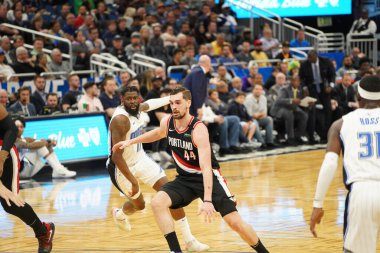Orlando Magic 2 Mart 2020 tarihinde Orlando Florida 'daki Amway Center' da Portland Trailblazers 'a ev sahipliği yaptı..  