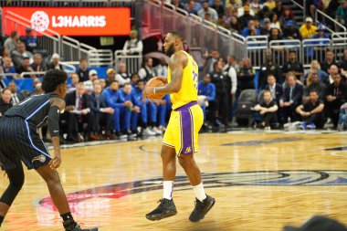 Orlando Magic 11 Aralık 2019 Çarşamba günü Orlando Forida 'daki Amway Center' da Los Angeles Lakers 'a ev sahipliği yaptı. Fotoğraf: Marty Jean-Louis