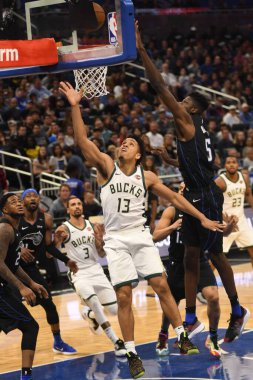 Orlando Magic, 19 Ocak 2019 Cumartesi günü Orlando Florida 'daki Amway Arena' da Milwaukee Doları 'na ev sahipliği yapıyor..