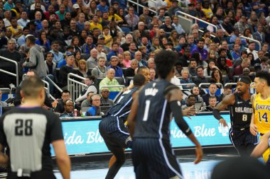 Orlando Magic 11 Aralık 2019 Çarşamba günü Orlando Forida 'daki Amway Center' da Los Angeles Lakers 'a ev sahipliği yaptı..  